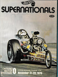 1970 NHRA HOT WHEELS SUPERNATIONALS Program Ontario Motor Speedway