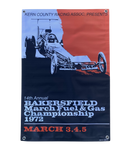 1972 '72 BAKERSFIELD FUEL & GAS Championship Banner