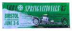 1965 '65 Springnationals Bristol Event Garage Banner