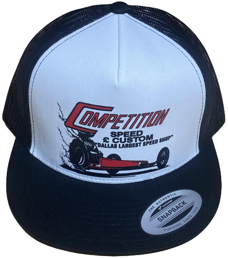 COMPETITION SPEED & CUSTOM Dallas Black/White Trucker Hat