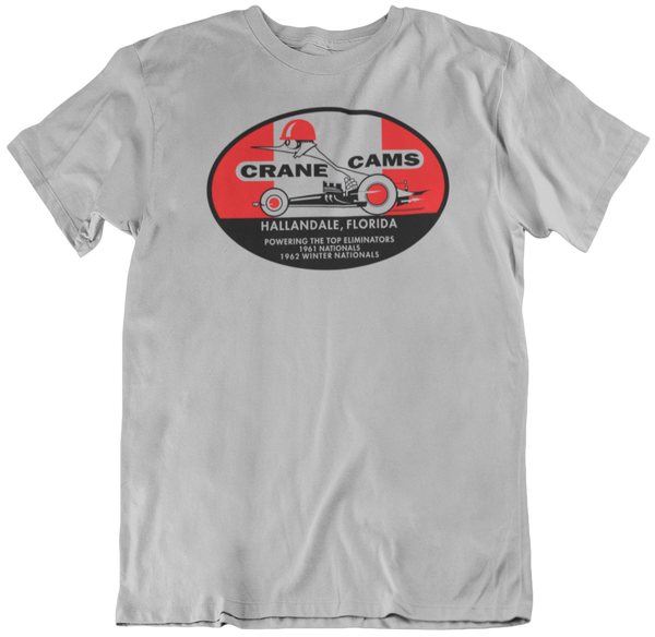 CRANE CAMS Top Eliminator Gray Tall Tee