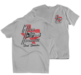 CUSTOM AUTOMOTIVE Speed Specialties Texas Speed Shop Gray Tee