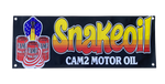 SNAKE OIL Motor Oil Bumper Sticker Garage Banner