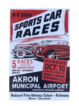 AKRON AIRPORT NE OHIO Sports Car Races Shop Banner