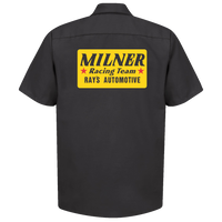 MILNER RACING TEAM Fire Suit Logo Black Shop Shirt