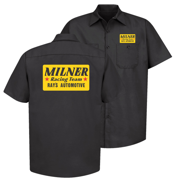 MILNER RACING TEAM Fire Suit Logo Black Shop Shirt