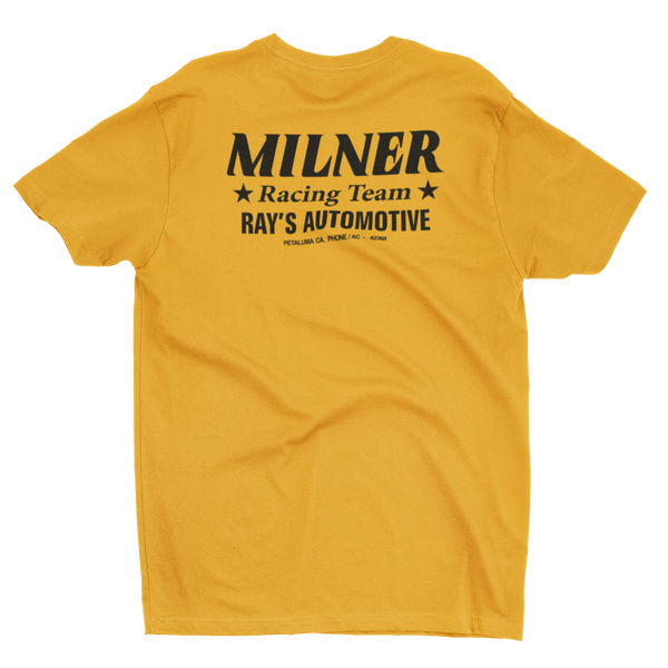 MILNER RACING TEAM Gold Tee American Graffiti