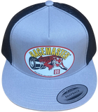 M&H RACEMASTER Silver/Black Trucker Hat