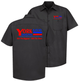 YORK US30 Dragway Original Logo Shop Shirt Black