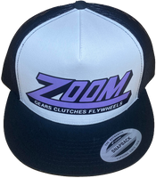 ZOOM CLUTCHES & FLYWHEELS White/Black Trucker Hat