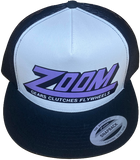 ZOOM CLUTCHES & FLYWHEELS White/Black Trucker Hat