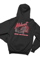 MIDWEST AUTO SPECIALTIES  Dragster Black Hoodie Pullover